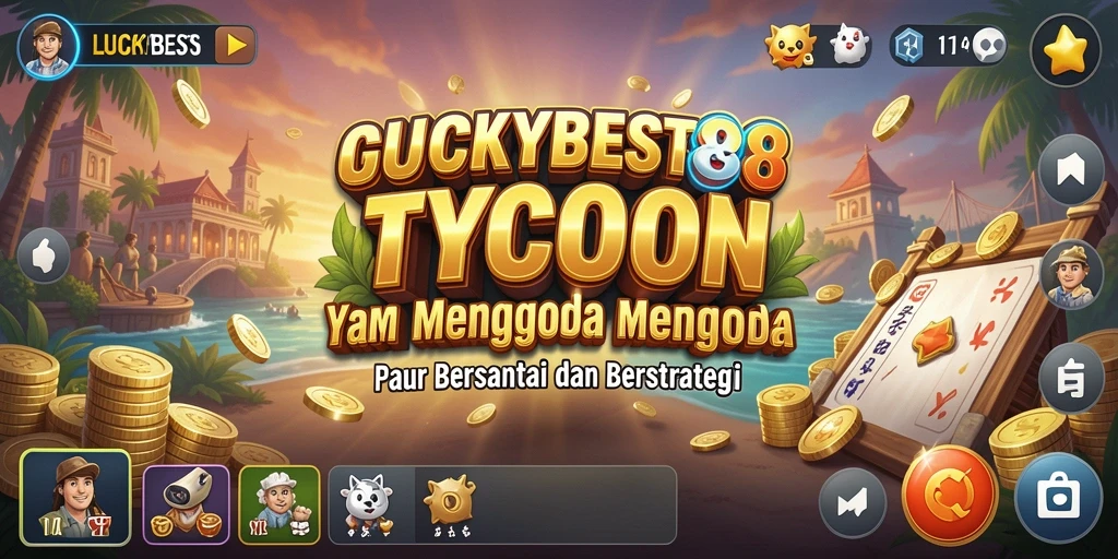 Tampilan menarik dari gameplay LUCKYBEST88 dengan elemen Tycoon yang mendebarkan.