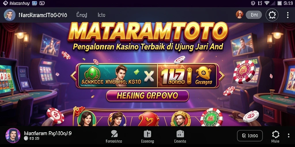 Tampilan menarik dari gameplay MATARAMTOTO yang seru dan mendebarkan.