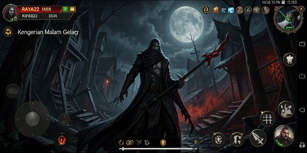 Gameplay mencekam RAYA22 yang penuh kejutan menakutkan.