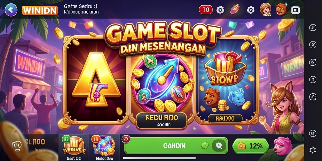 Tampilan gameplay seru dan menantang dari WINIDN.